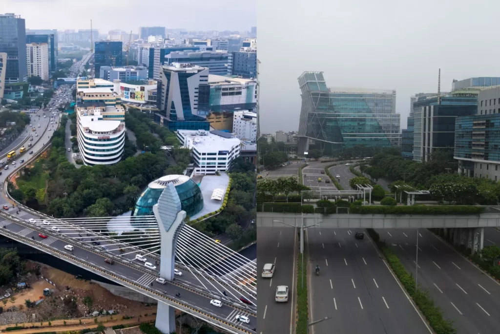 Madhapur vs HITEC City office space comparison in Hyderabad